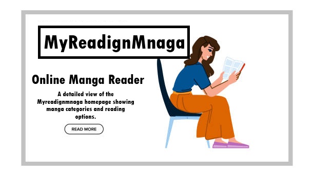 Myreadignmnaga manga reading website interface